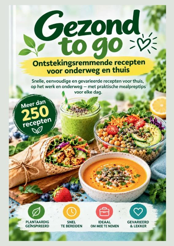 Gezond to go: Ontstekingsremmende recepten voor onderweg en thuis – Livia Albrecht – boek cover