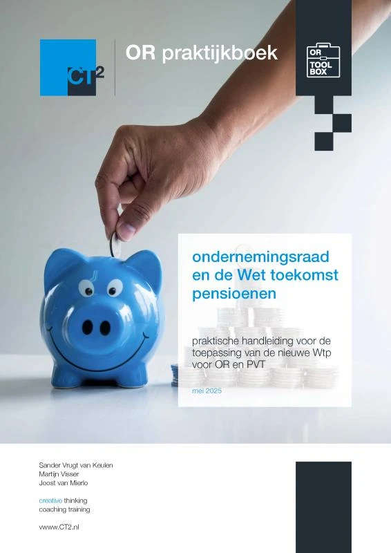 OR praktijkboek ondernemingsraad en de Wet toekomst pensioenen – Sander Vrugt van Keulen – boek cover