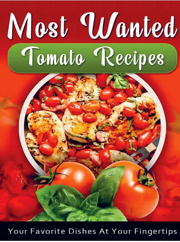 Most Wanted Tomato Recipes – Jatin Agrawal – boek cover
