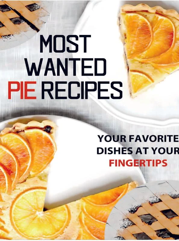 Most Wanted Pie Recipes – Jatin Agrawal – boek cover