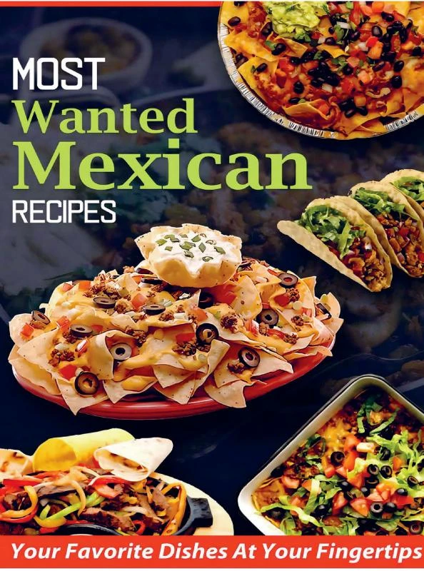 Most Wanted Mexican Recipes – Jatin Agrawal – boek cover