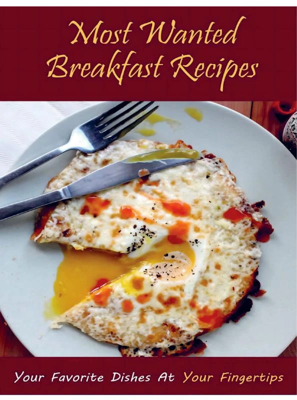 Most Wanted Breakfast Recipes – Jatin Agrawal – boek cover