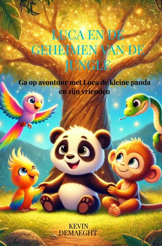 Luca en de geheimen van de jungle – Kevin Demaeght – boek cover