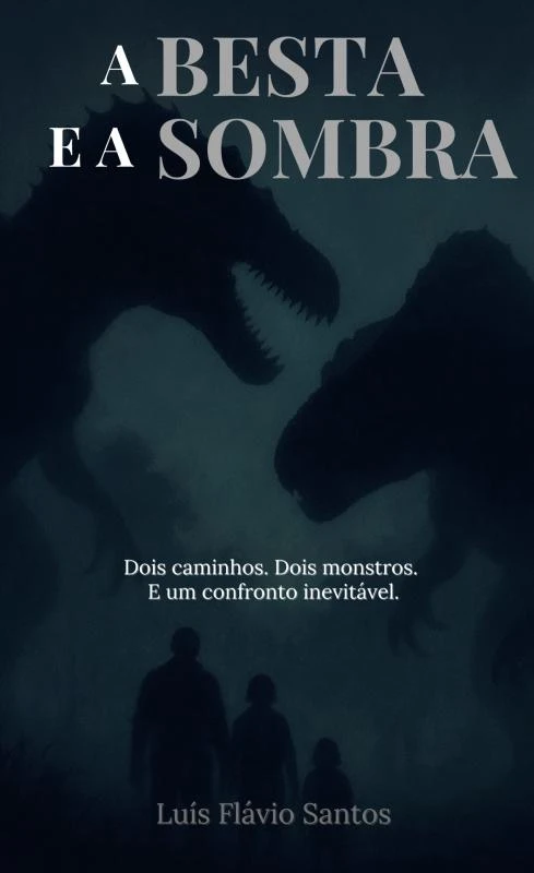 A Besta e a Sombra – Luís Flávio Santos – boek cover