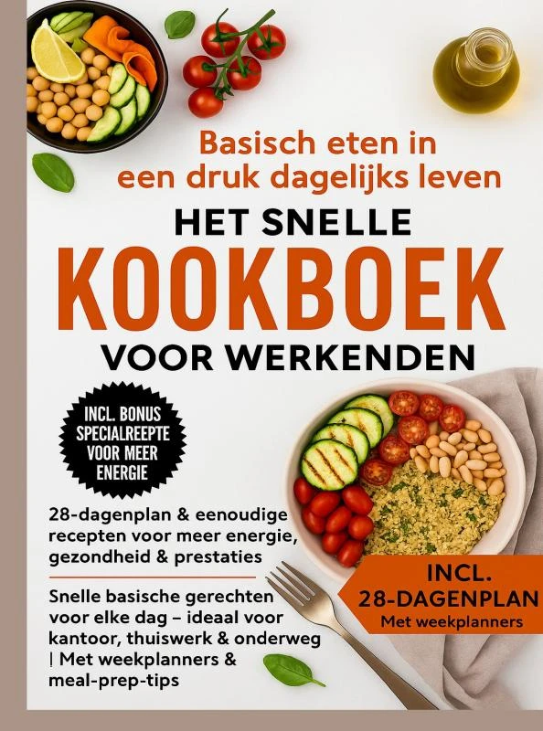 Basisch eten in een druk dagelijks leven ¿ Het snelle kookboek voor werkenden – Julia RecipeMaster – boek cover