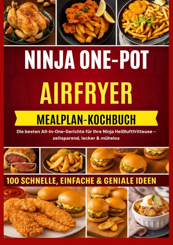 NINJA ONE-POT AIR-FRYER KOCHBUCH MIT MAHLZEITENPLAN – Frida Kochlust – boek cover