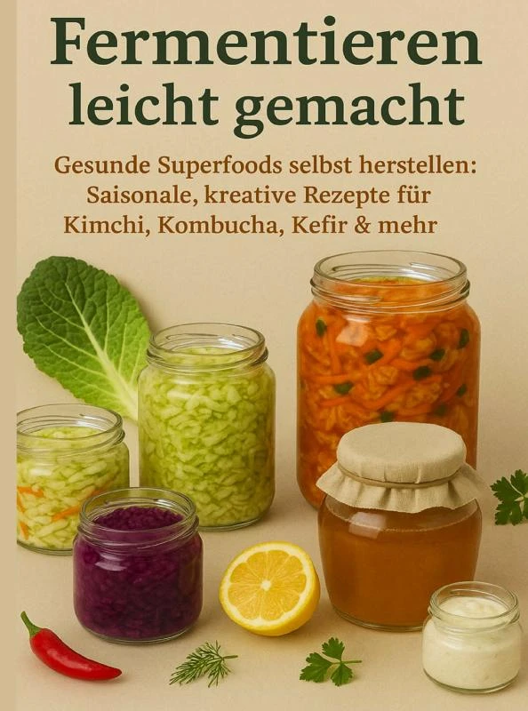 Fermentieren leicht gemacht Gesunde Superfoods selbst herstellen: Saisonale, kreative Rezepte für Kimchi, Kombucha, Kefir & mehr – Nora Whitestone – boek cover
