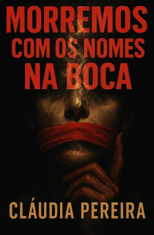 Morremos com os nomes na boca – Claudia Pereira – boek cover