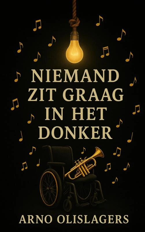 Niemand zit graag in het donker – Arno Olislagers – boek cover