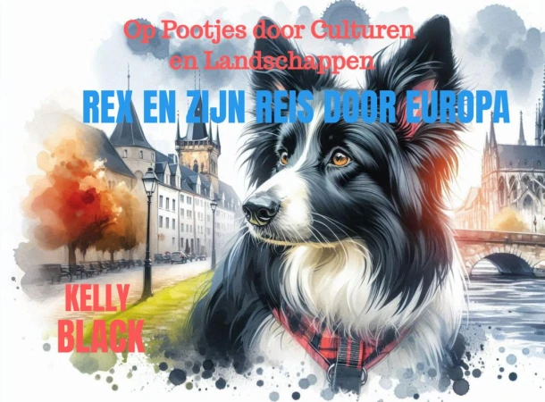 Rex en zijn reis door Europa – Kelly Black – boek cover