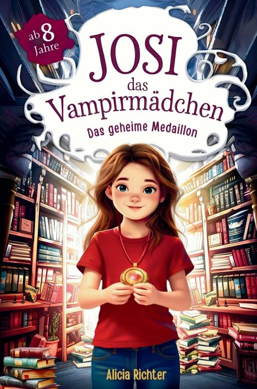 Josi das Vampirmädchen ¿ Ein spannendes Kinderbuch ab 8 Jahren über Mut, Freundschaft und die Kraft, anders zu sein (Große Schrift für Erstleser) – Alicia Richter – boek cover