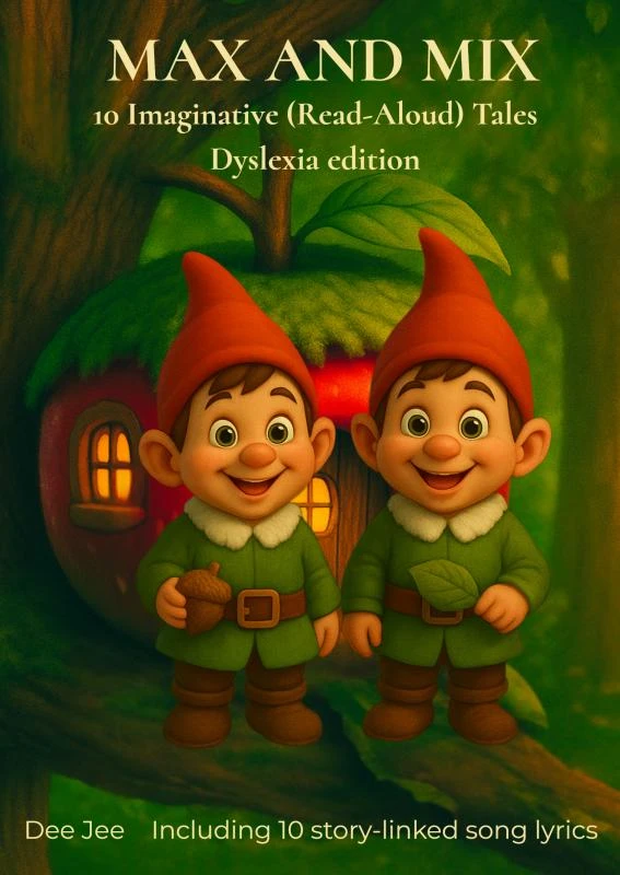 Max and Mix - Dyslexia edition – Dee Jee – boek cover
