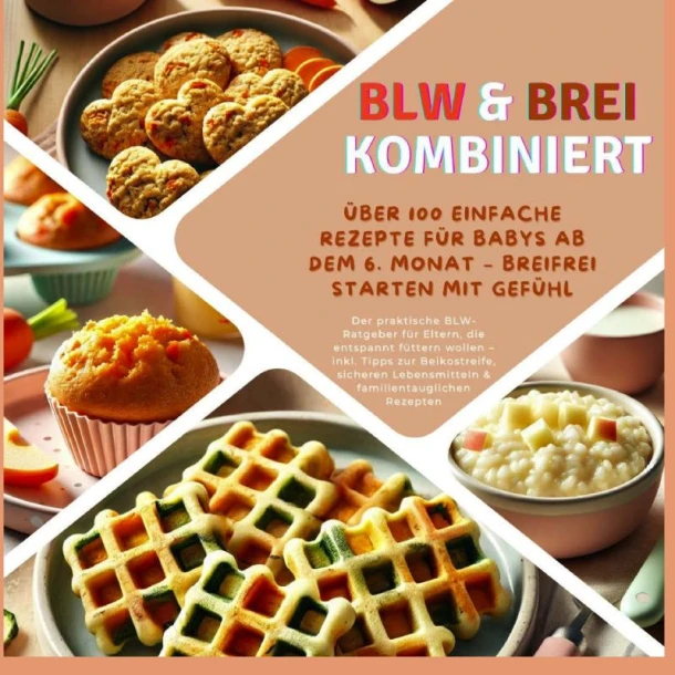 BLW & Brei kombiniert: Über 100 einfache Rezepte für Babys ab dem 6. Monat ¿ Breifrei starten mit Gefühl – Kira Kochmann – boek cover