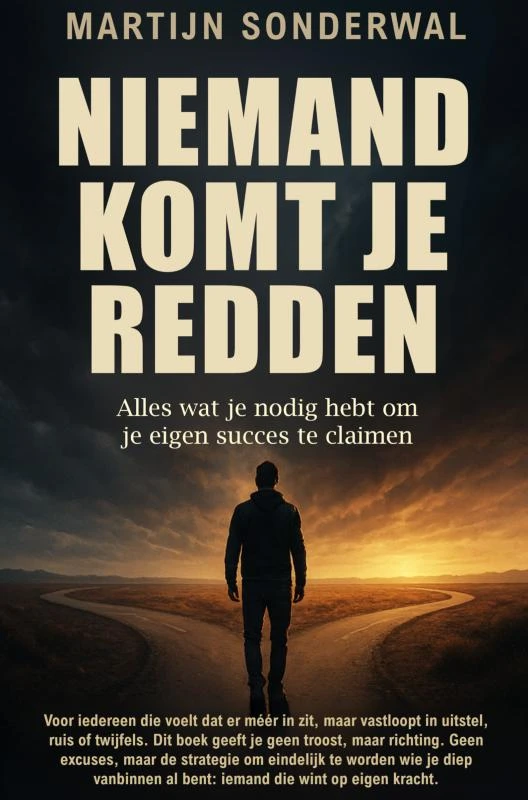 Niemand komt je redden – Martijn Sonderwal – boek cover