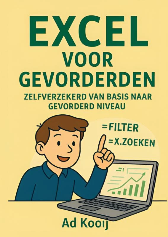 Excel voor Gevorderden – Ad Kooij – boek cover