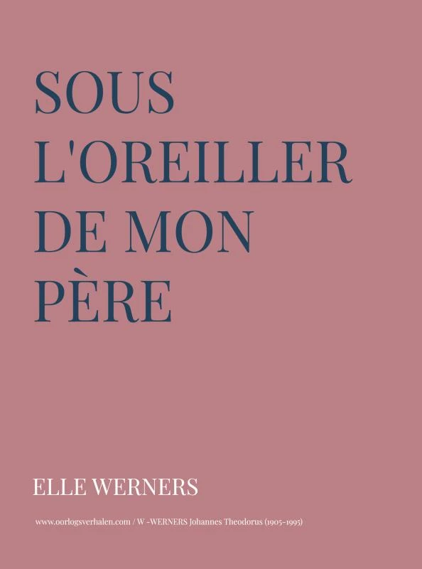 Sous l'oreiller de mon père – boek cover