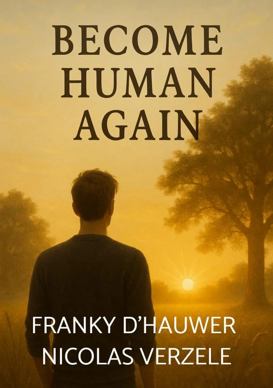 BECOM HUMAN AGAIN – Franky D‘Hauwer Nicolas Verzele – boek cover