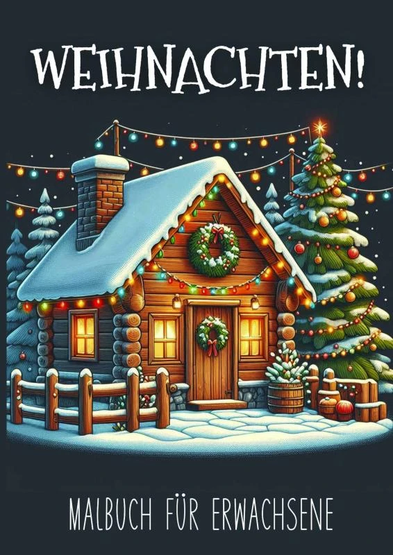 Malbuch für Erwachsene - Weihnachten! – boek cover