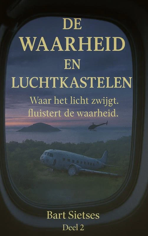 De waarheid en luchtkastelen deel 2 - Waar het licht zwijgt fluisterd de waarheid – Bart Sietses – boek cover