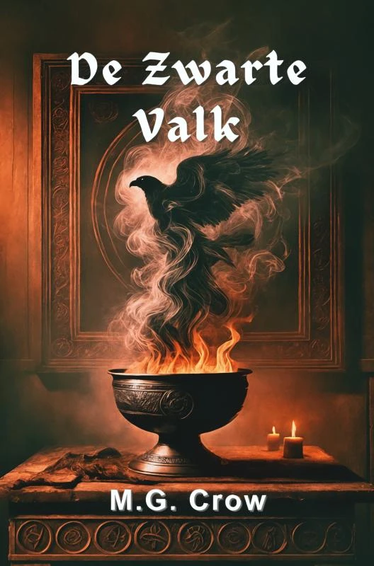 De Zwarte Valk – M.G. Crow – boek cover
