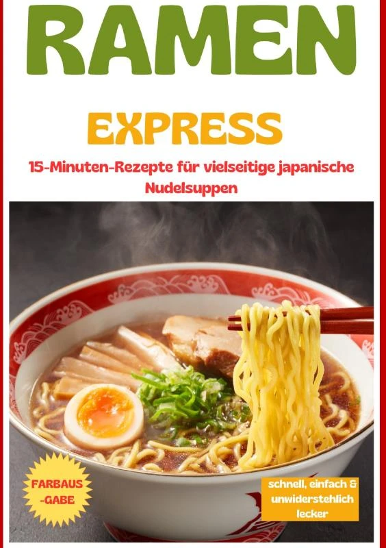 Ramen Express: 15-Minuten-Rezepte für vielseitige japanische Nudelsuppen ¿ schnell, einfach & unwiderstehlich lecker – Umami Hana Hana – boek cover