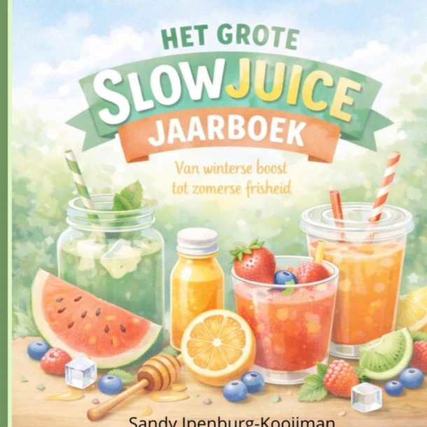 Het grote slowjuice jaarboek – Sandy Ipenburg-Kooijman – boek cover
