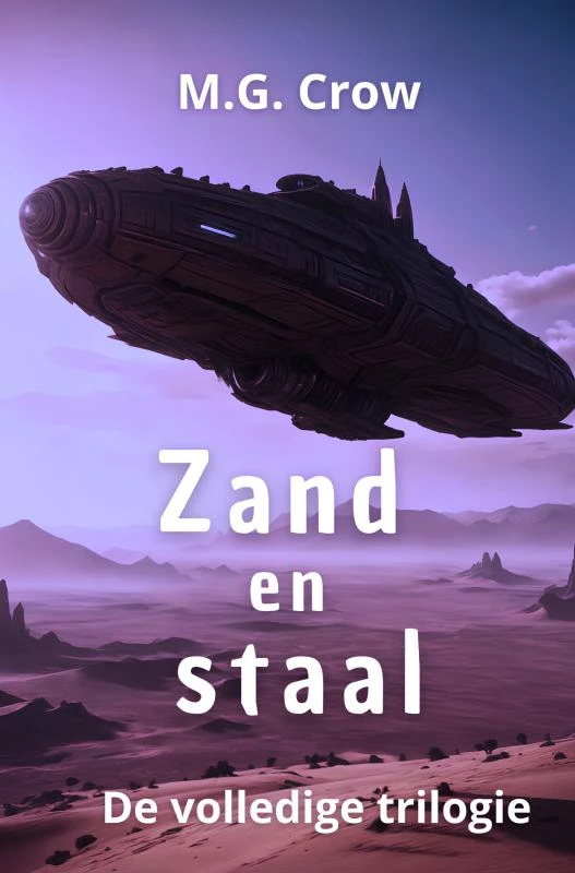 Zand en staal – M.G. Crow – boek cover