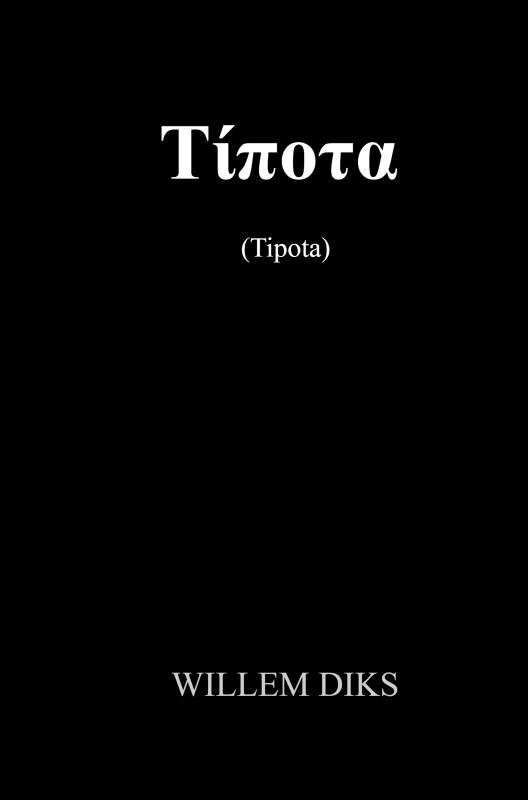 Tipota – Willem Diks – boek cover