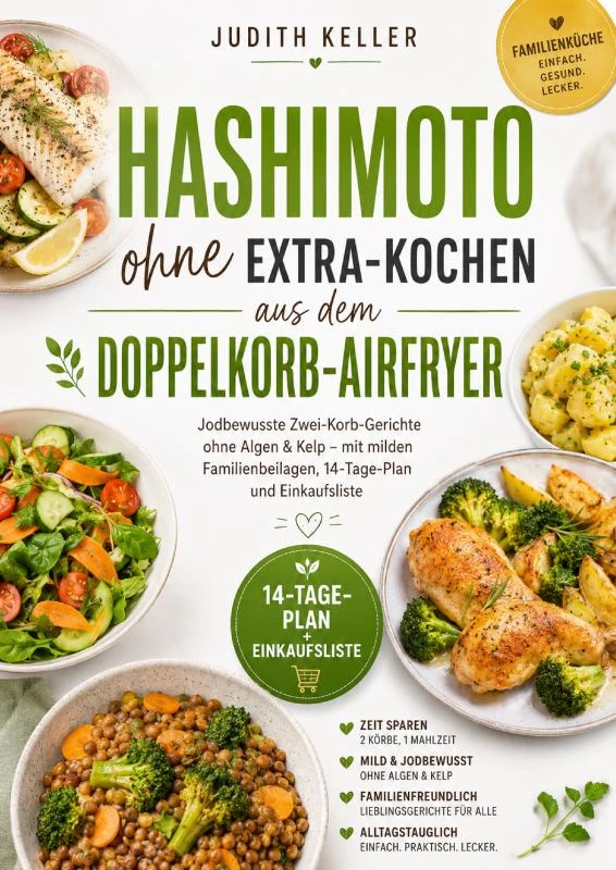 Hashimoto ohne Extra-Kochen aus dem Doppelkorb-Airfryer – Judith Keller – boek cover