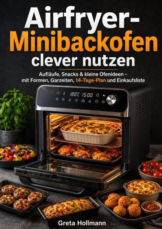 Airfryer-Minibackofen clever nutzen – Greta Hollmann – boek cover