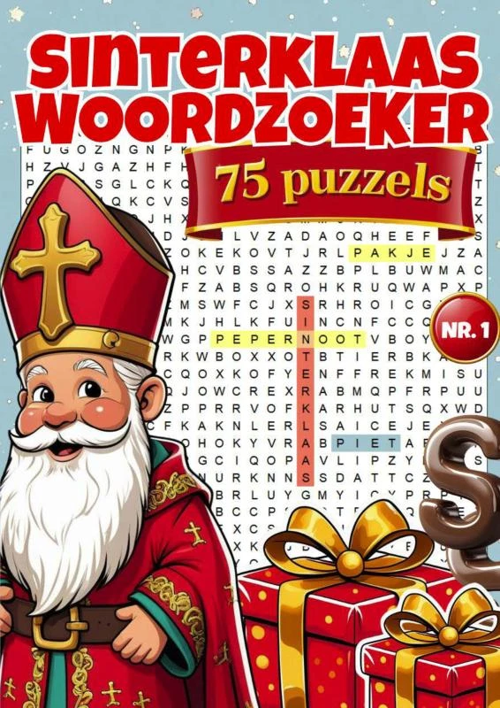 Sinterklaas Woordzoeker - nr.1 – Woordzoeker Specialist – boek cover