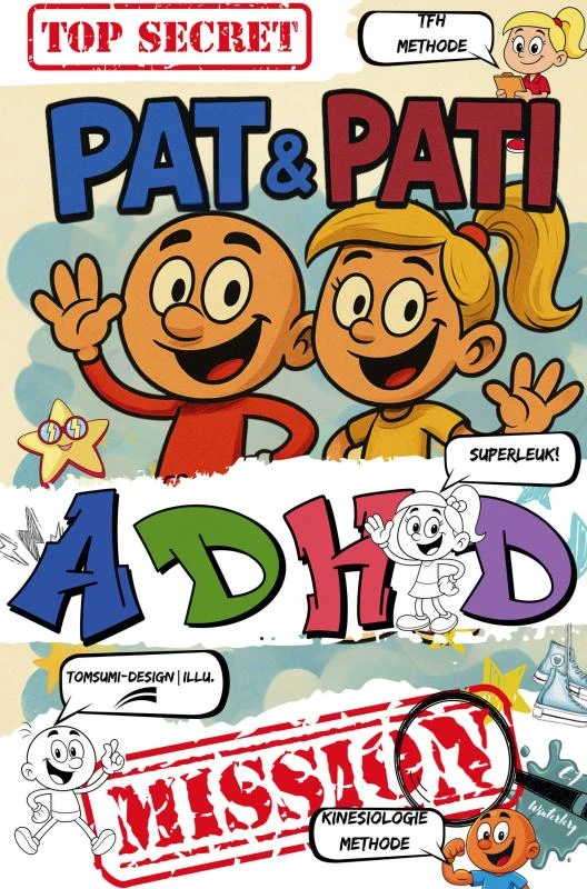 Pat & Pati ADHD MISSION TOP SECRET – Emma-Johanna Winterberg – boek cover
