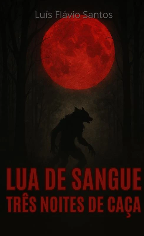 Lua de Sangue – Luís Flávio Santos – boek cover
