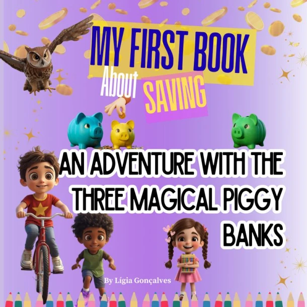 My First Book About Saving – Lígia Gonçalves – boek cover
