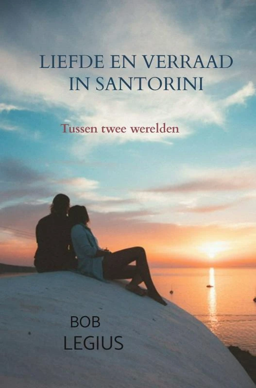 Liefde en verraad in Santorini – Bob Legius – boek cover
