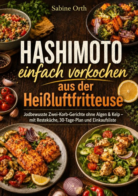 Hashimoto einfach vorkochen aus der Heißluftfritteuse – Sabine Orth – boek cover