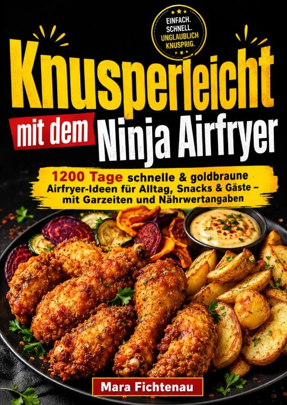 Knusperleicht mit dem Ninja Airfryer – Mara Fichtenau – boek cover