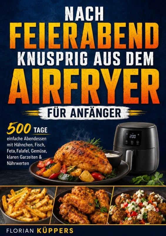 Nach Feierabend knusprig aus dem Airfryer für Anfänger – Florian Küppers – boek cover