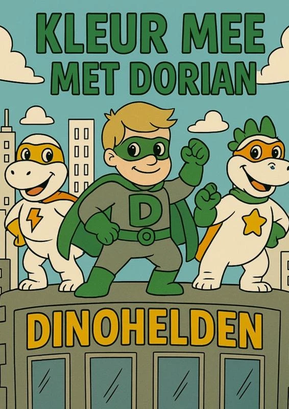 Kleur mee met Dorian – Jonas Helewaut – boek cover