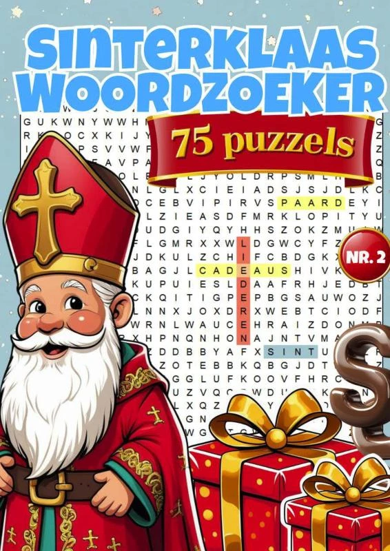 Woordzoeker Sinterklaas - nr.2 – Woordzoeker Specialist – boek cover