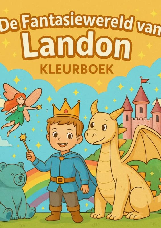 de fantasiewereld van Landon – Silke H. – boek cover