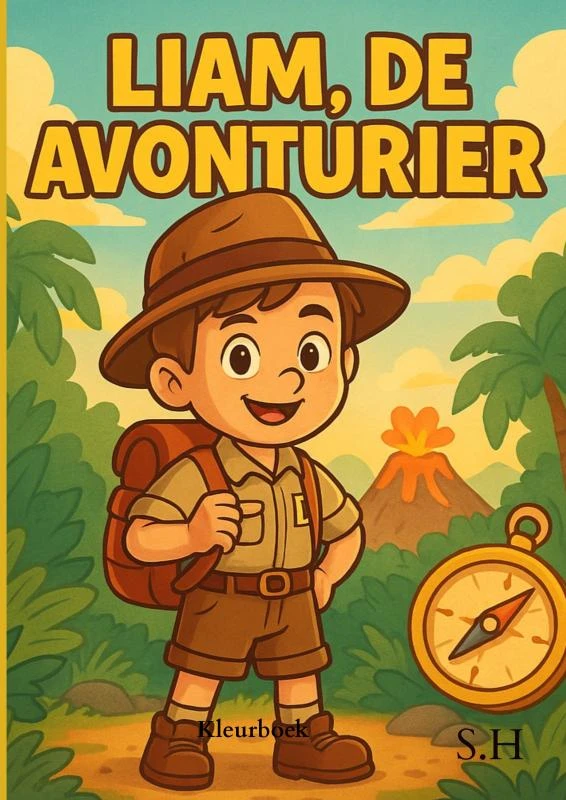 Liam, de avonturier – Silke H. – boek cover
