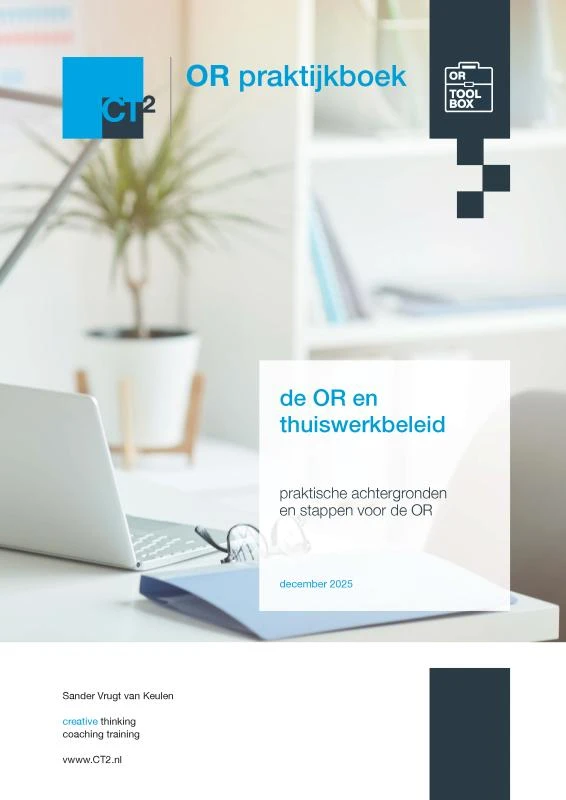 OR praktijkboek thuiswerkbeleid – Sander Vrugt van Keulen – boek cover