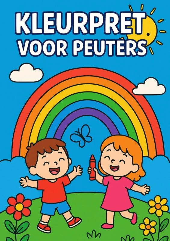 kleurpret voor peuters – Silke H. – boek cover