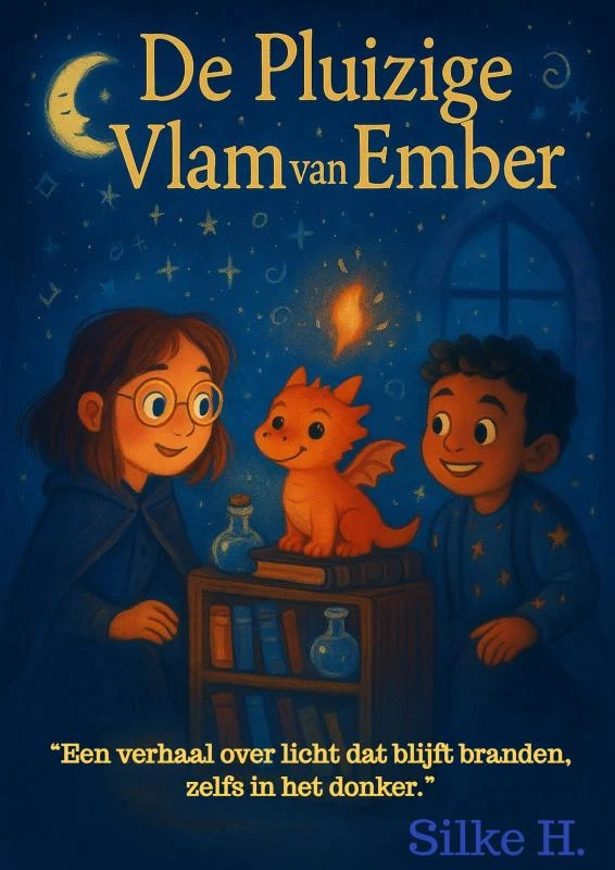 De pluizige vlam van Ember – Silke H. – boek cover