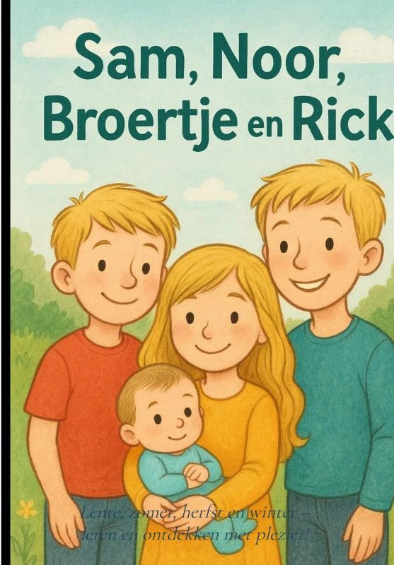Sam en Noor in de seizoenen – Rick Van Beckhoven – boek cover