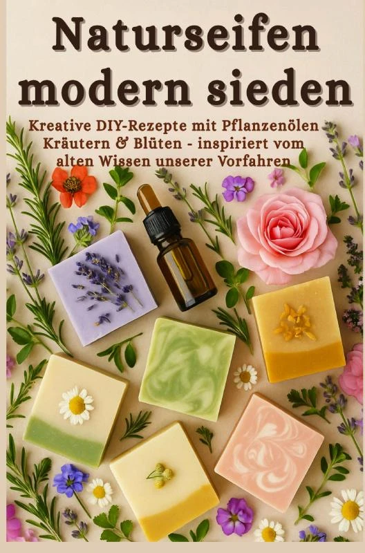 Naturseifen modern sieden ¿ Kreative Rezepte mit Pflanzenölen, Kräutern & Blüten ¿ inspiriert vom alten Wissen unserer Vorfahren – Sina Weidenfeld – boek cover