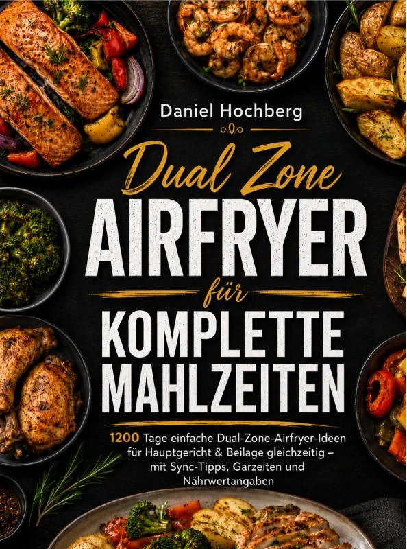 Dual Zone Airfryer für komplette Mahlzeiten – Daniel Hochberg – boek cover