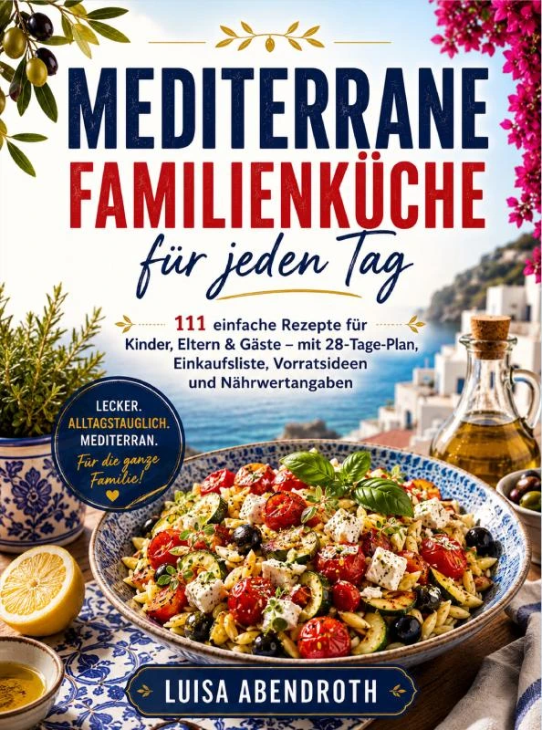Mediterrane Familienküche für jeden Tag – Luisa Abendroth – boek cover