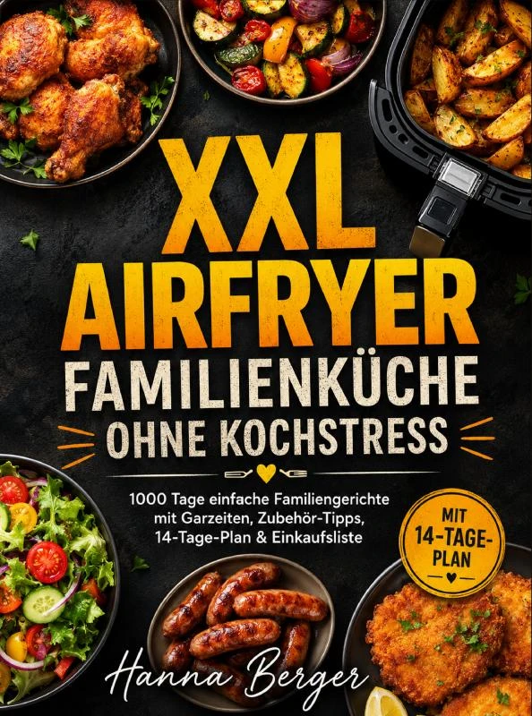 XXL Airfryer Familienküche ohne Kochstress – Hanna Berger – boek cover